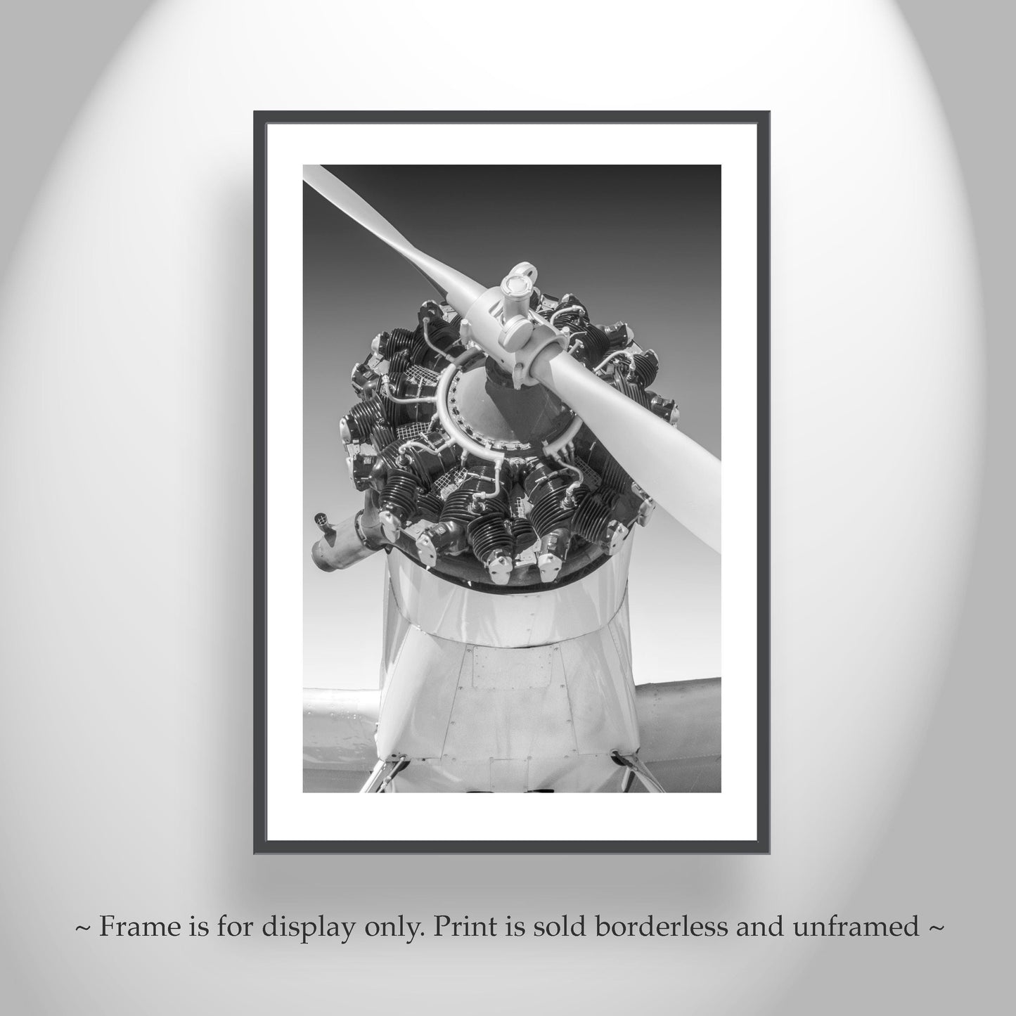 Crop Duster Vintage Airplane Photo | Pilot Gift in Black and White