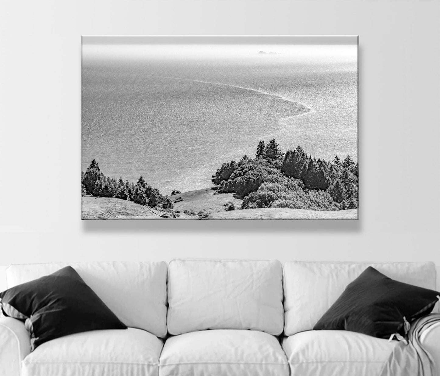 Mount Tamalpais Black and White Print – California Coast Art