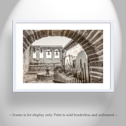 Mission San Juan Capistrano Adobe Church Art Photography Print