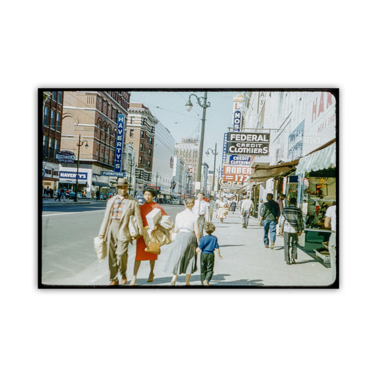 1950s Main Street Memphis Photo – Vintage Tennessee Wall Art