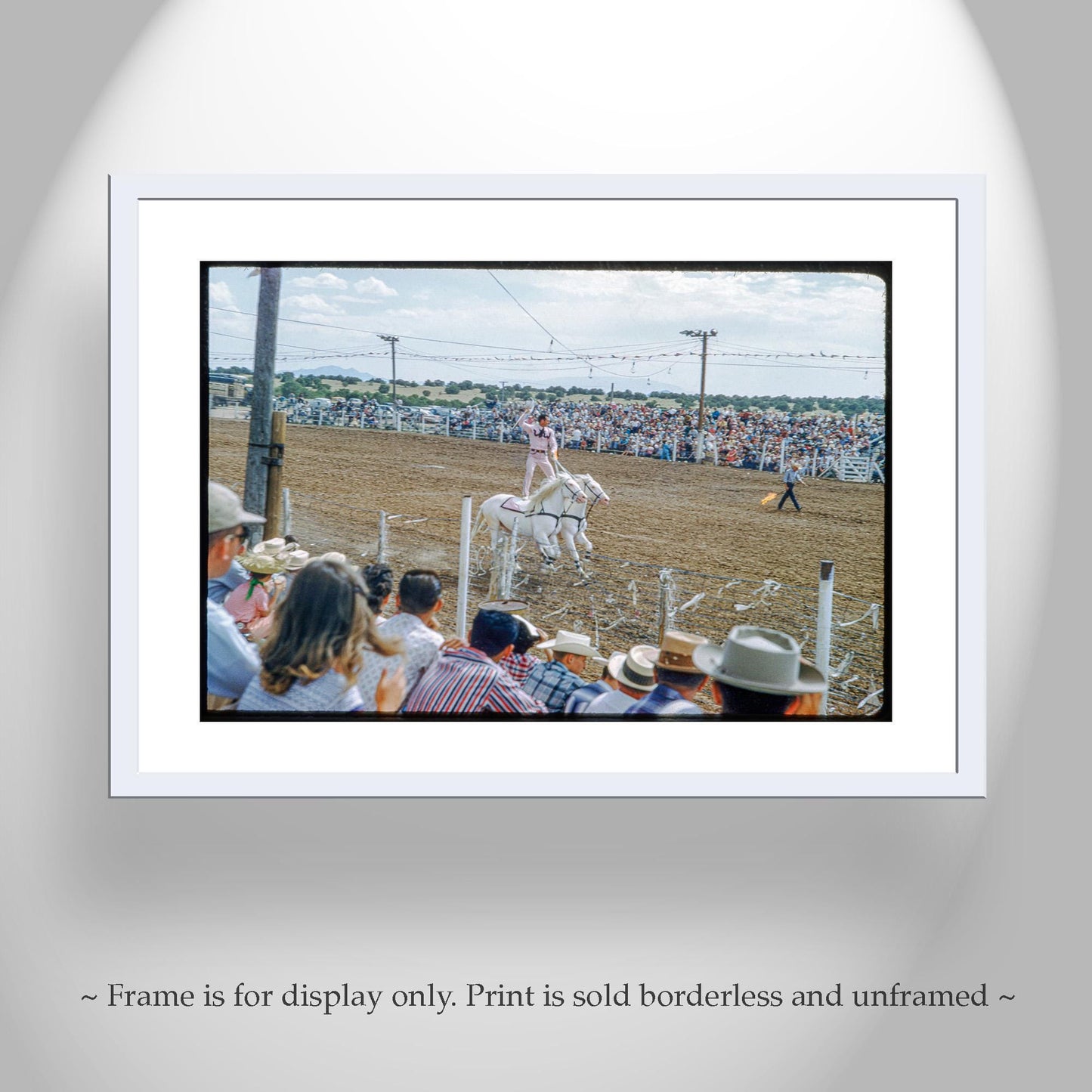 Old Santa Fe New Mexico Rodeo Vintage Art Print