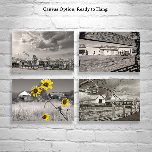 Empire Ranch Arizona Wall Art – Vintage Western Ranch Artwork Set