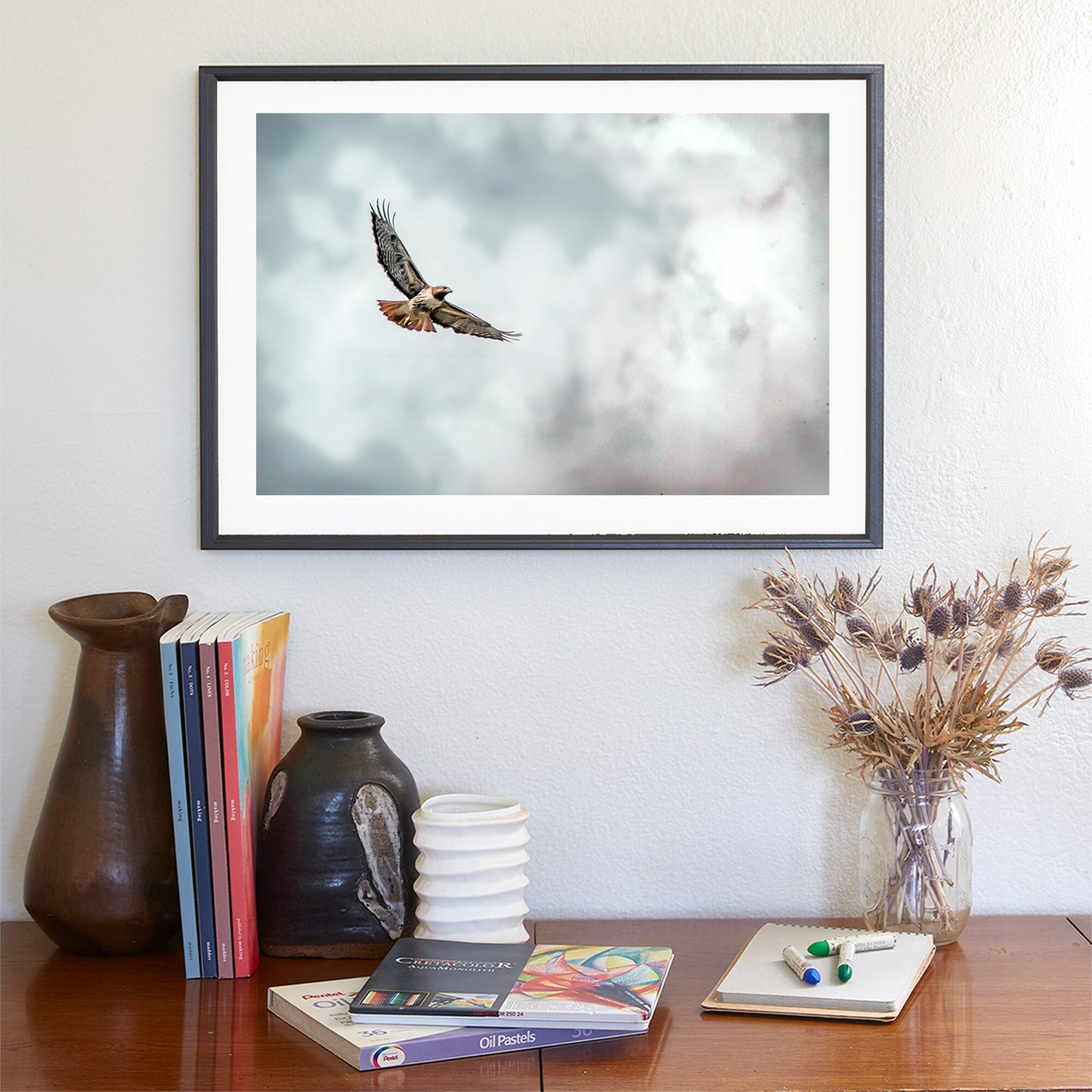 Red Tailed Hawk Wildlife Fine Art | Bird in Flight Art Print