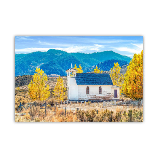 Country Church in Northeast California – Autumn Fine Art Photo Print