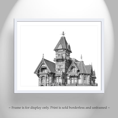 Carson Mansion Eureka Photo – Victorian Fine Art Wall Print