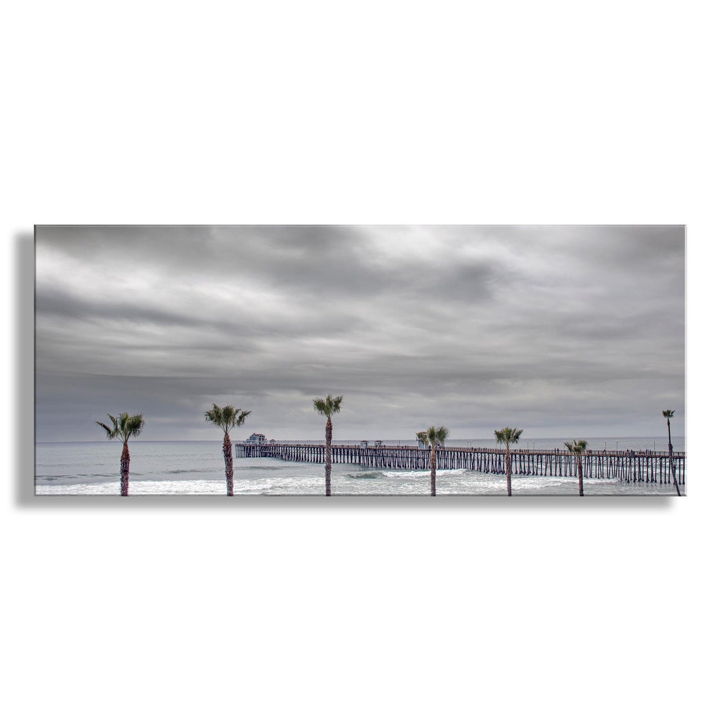 Oceanside California Pier Wall Decor in Panorama