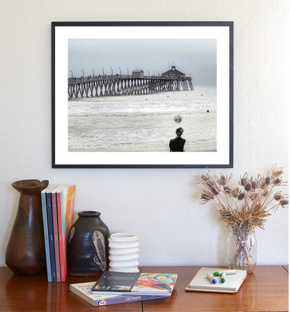 Imperial Beach Volleyball Art Print | San Diego Ocean Pier Photography | Southern California Beach Sports Wall Decor Gift for Home or Office