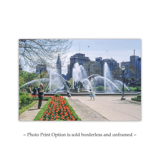 Philadelphia Logan Square Nostalgic Vintage Photography Print