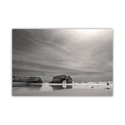 Santa Cruz California Beach and Natural Bridge Art Print Wall Decor