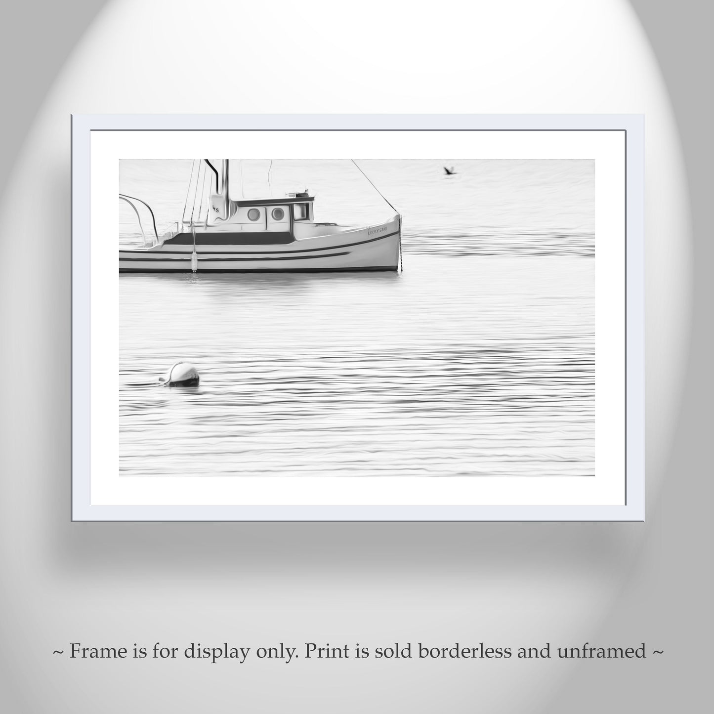 Tomales Bay Fishing Boat Art Print | Point Reyes California Nautical Wall Decor