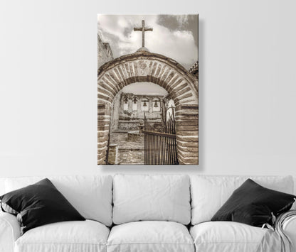 Mission San Juan Capistrano Art Print | Sepia Wall Decor