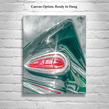 1959 Chevy Impala Car Photo | Mancave Wall Decor