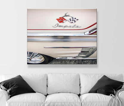 Chevrolet Impala SS Car Photograph as Vintage Automotive Wall Art for Home