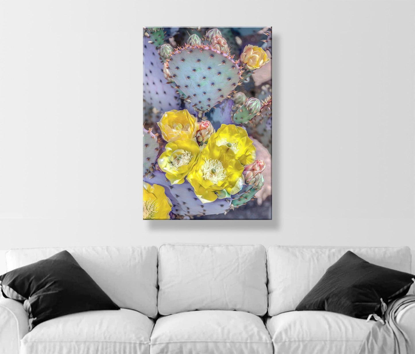 Santa Rita Prickly Pear Art – Desert Cactus Nature Wall Decor