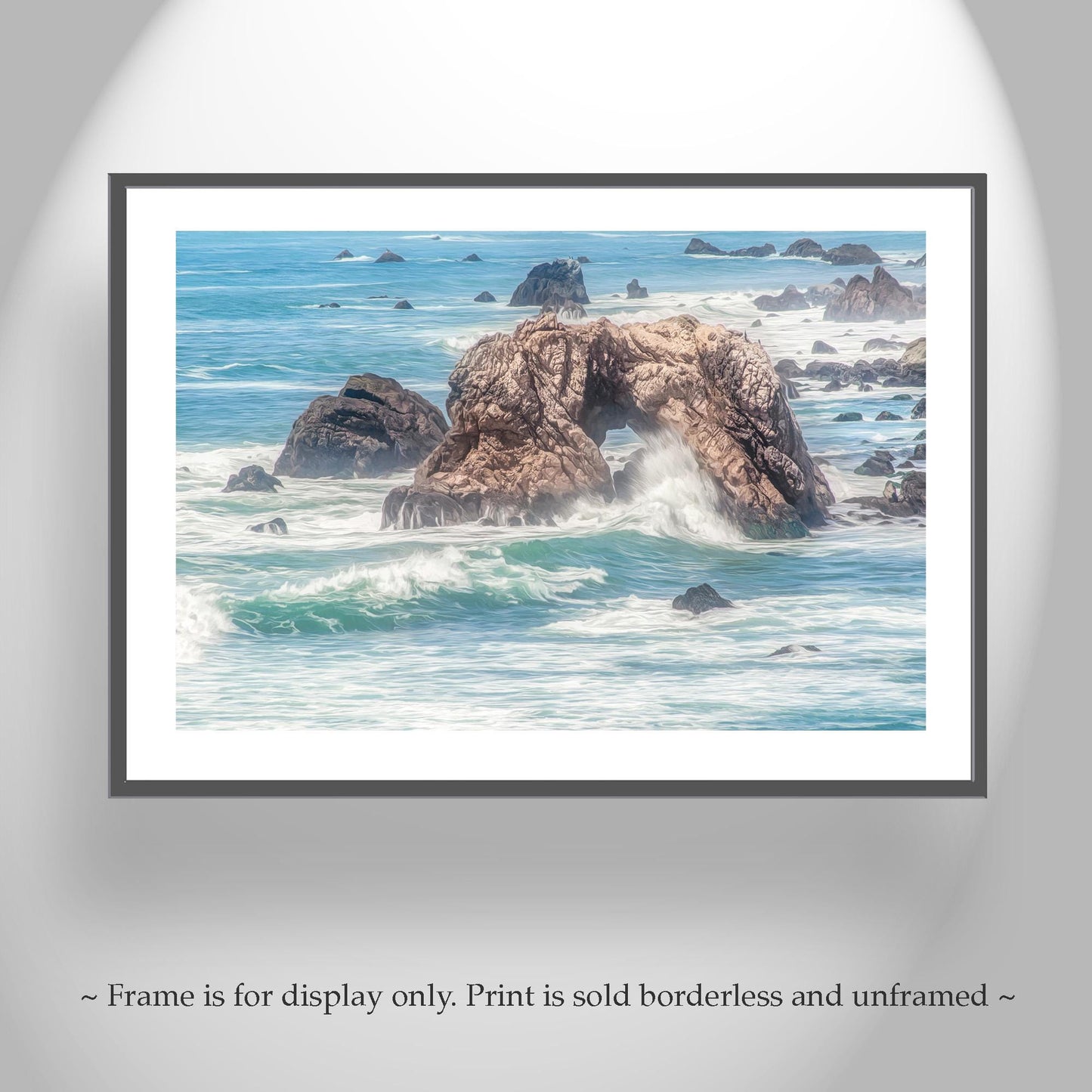 Half Moon Bay Coastal Wall Decor – Original California Ocean Photo