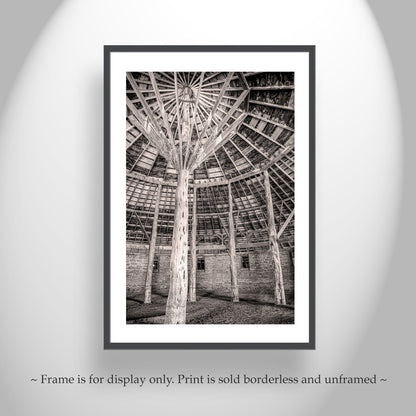 Round Barn Oregon Ranch Art Prints | Set of 4 | Pete French Burns OR