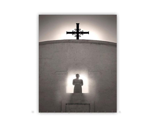 San Xavier Mission Sepia Print – Tucson Southwest Wall Art