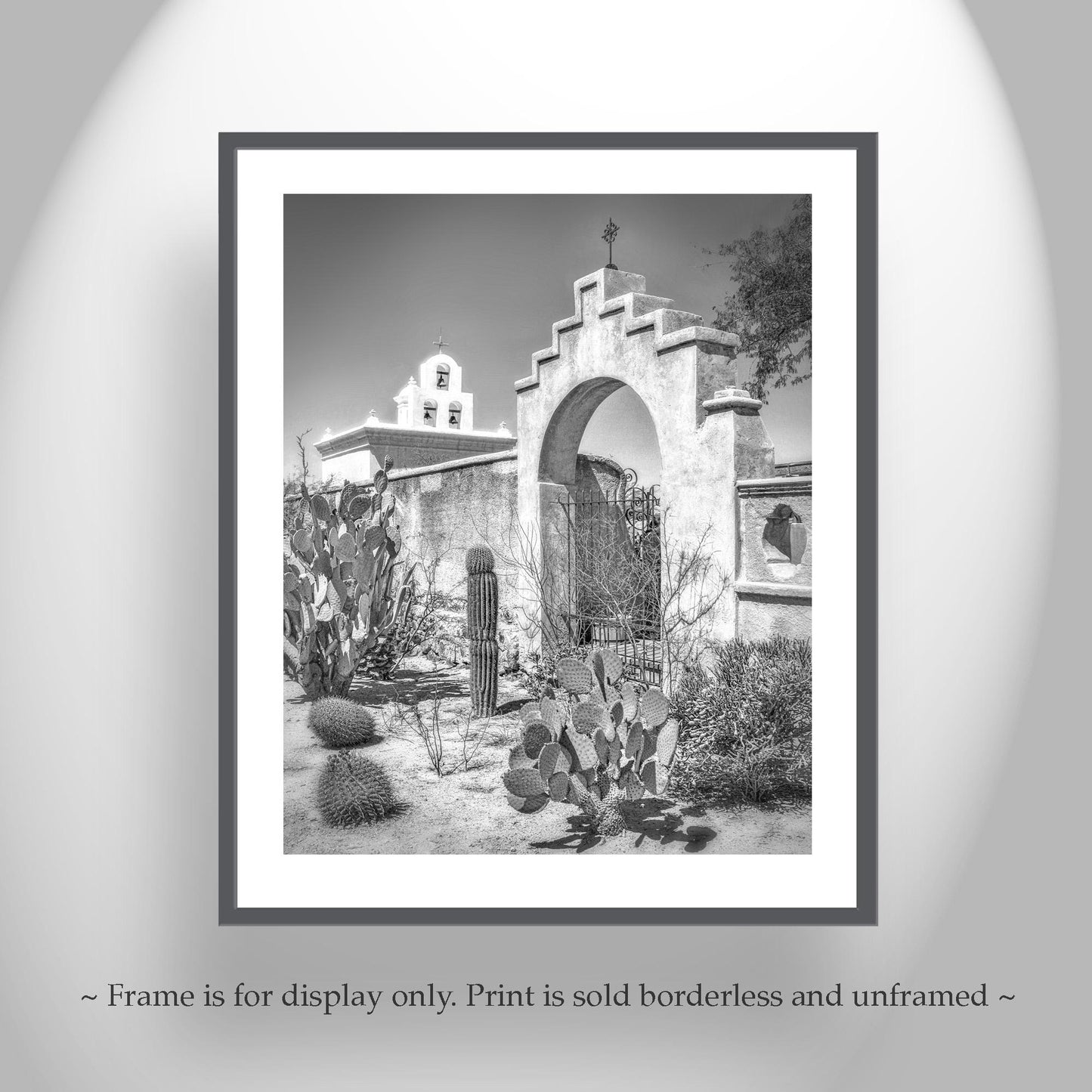 Mission San Xavier del Bac Chapel in Tucson Arizona Wall Art Print