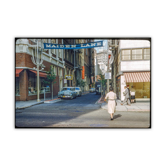 Nostalgic Maiden Lane San Francisco Vintage Street Photography