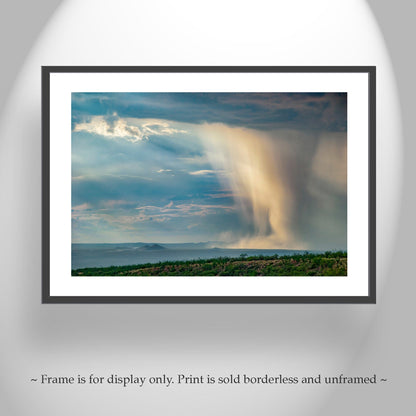 Desert Rainstorm Fine Art Print – Tucson Arizona Wall Decor