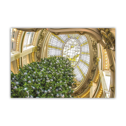 San Francisco City of Paris Glass Dome | Neiman Marcus Christmas Art