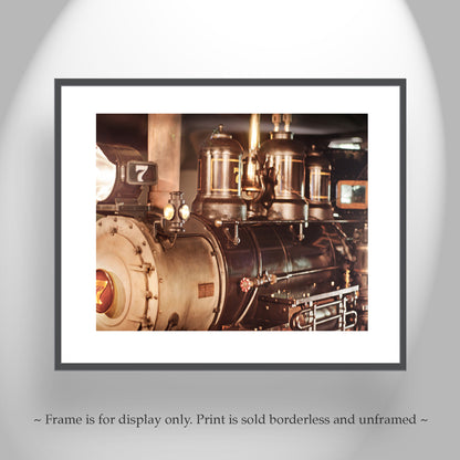 Steam Train Locomotive Photo Print at Tilden Park – Oakland California