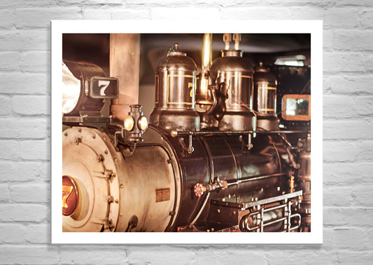 Steam Train Locomotive Photo Print at Tilden Park – Oakland California