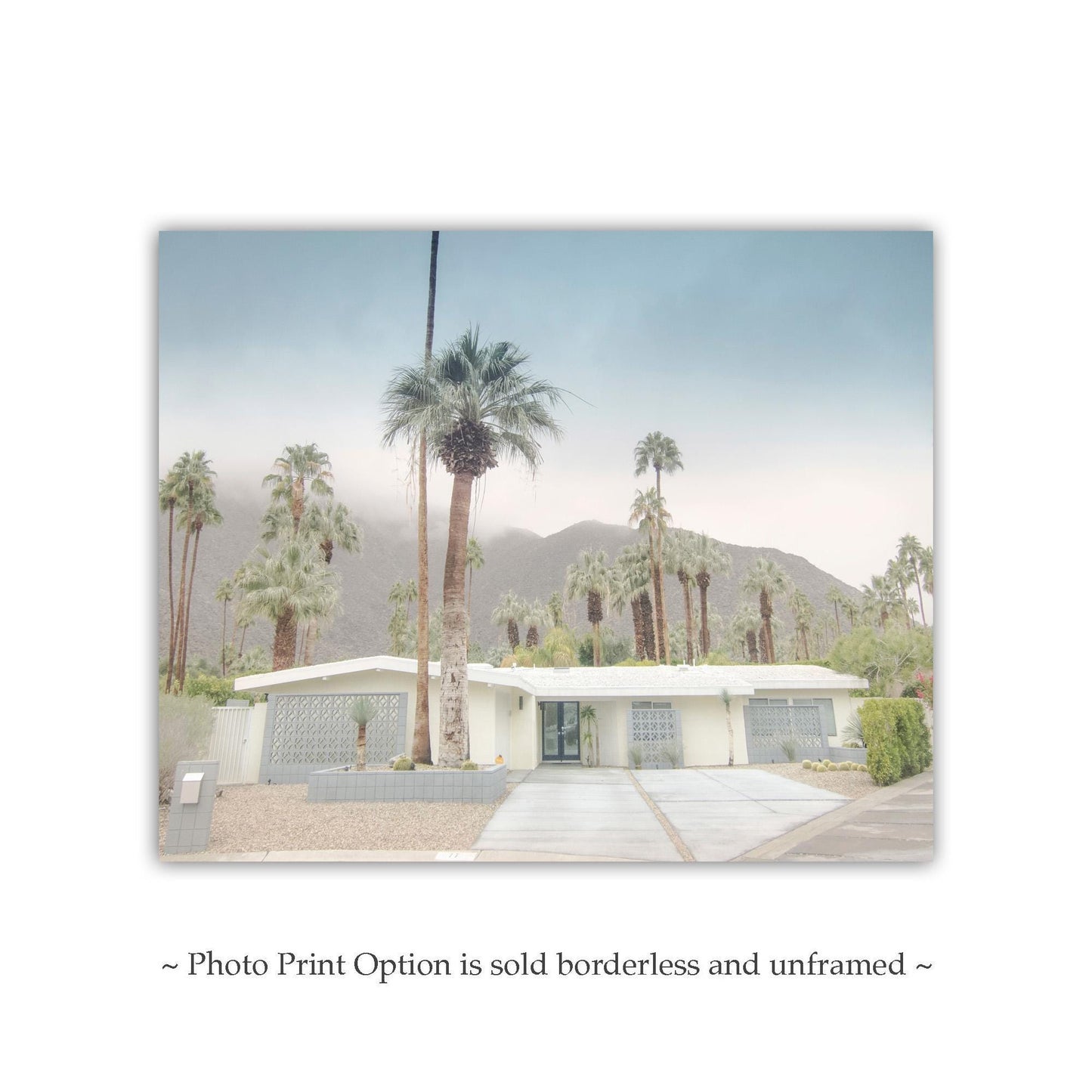 Palm Springs Architecture Art Print | Mid Century Modern House
