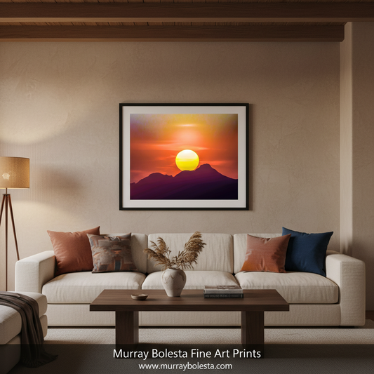 Sonoran Desert Sunset Wall Art – Tucson Landscape Canvas Print