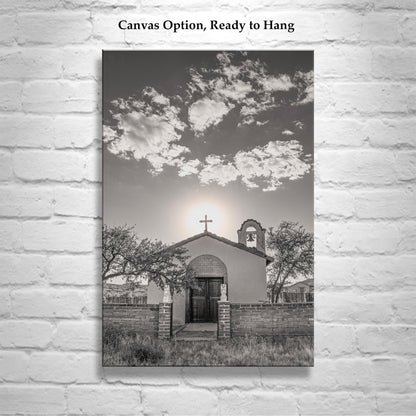 Sasabe Arizona Church Picture as Southwest Style Wall Decor