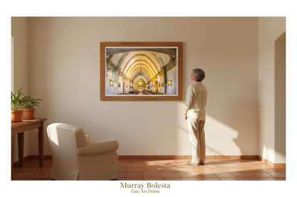 Carmel Mission Church Interior Art Print - Carmel-by-the-Sea CA
