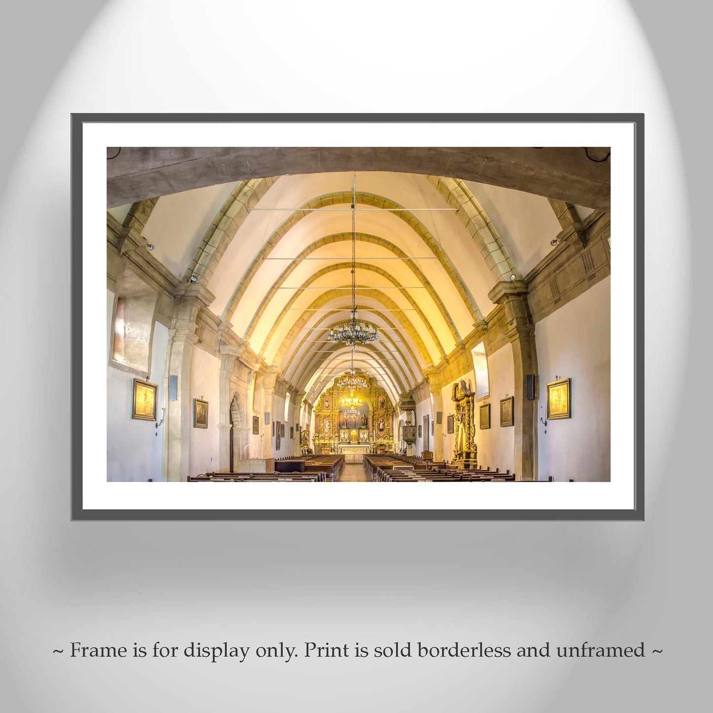 Carmel-by-the-Sea Mission Church Wall Art Photography Print