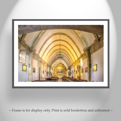 Carmel-by-the-Sea Mission Church Wall Art Photography Print