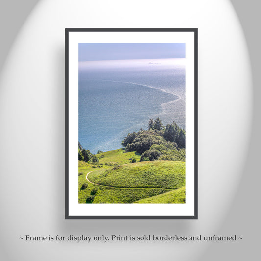 Tamalpais Seascape Art Print – Marin Coast with Farallon Islands