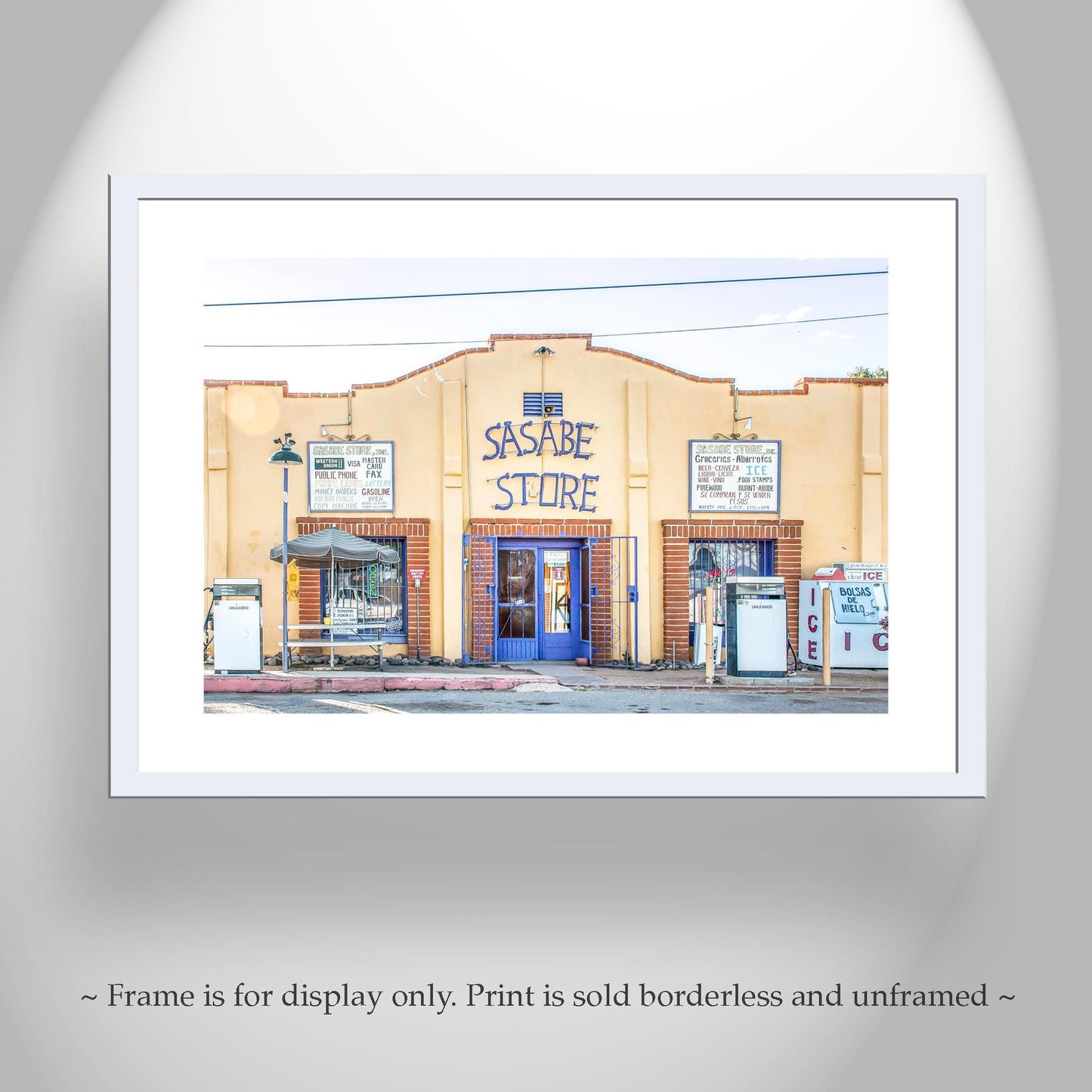 Sasabe Arizona Photograph as Small Town Art Print at Mexico Border