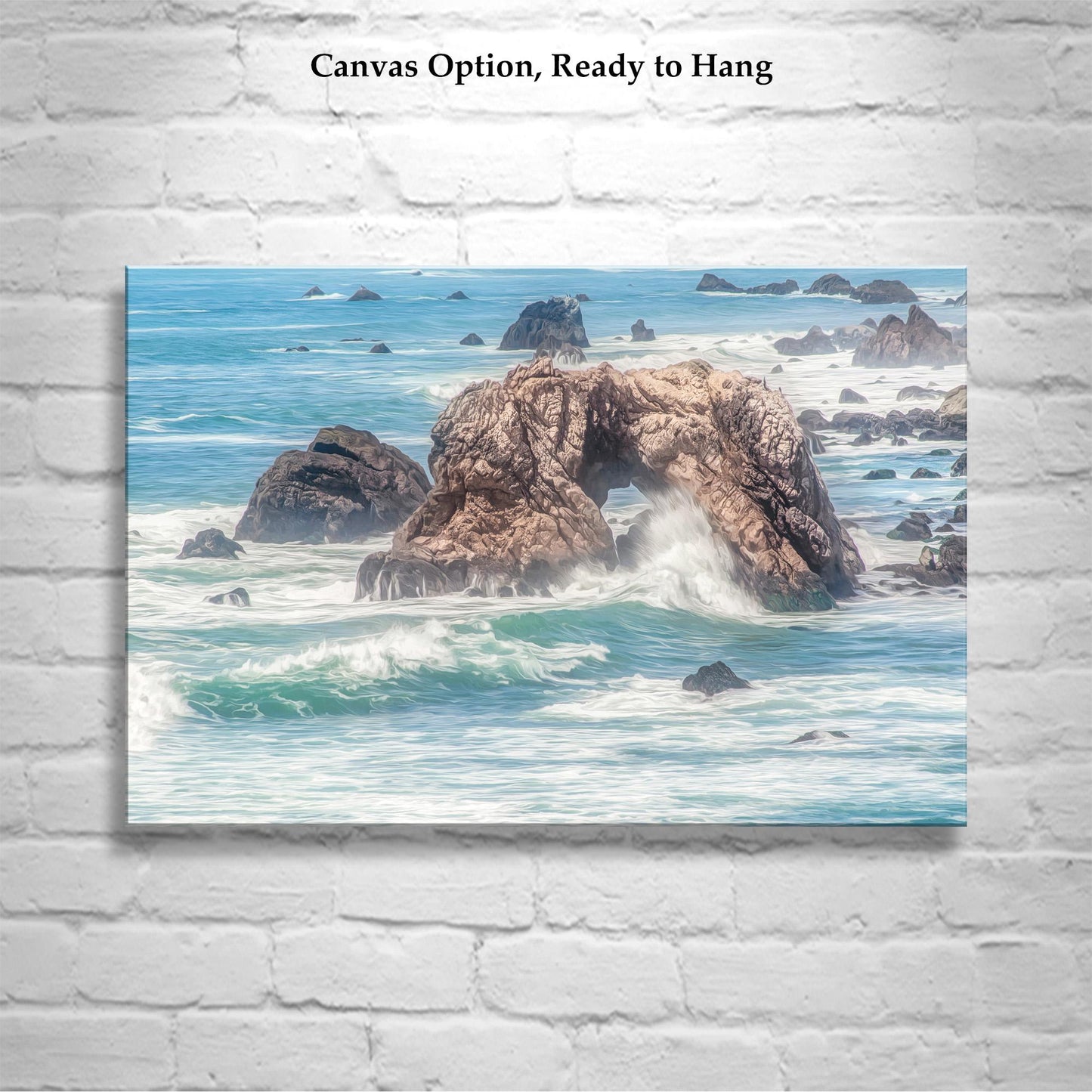 Half Moon Bay Coastal Wall Decor – Original California Ocean Photo