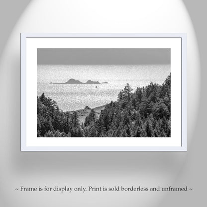 Ocean Artwork at Marin County | Mt Tamalpais with Farallon Islands