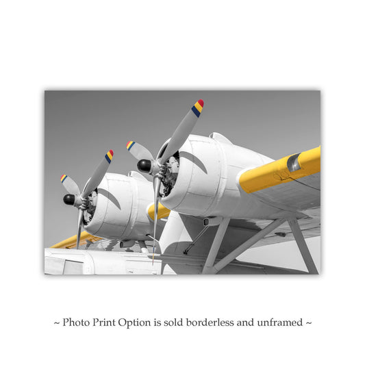Pan Am Airplane Art with Vintage PBY Flying Boat | Gift for Pilot