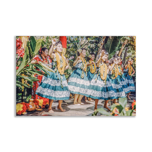 Vintage Hawaii Photograph of Hula Dance | Kodak Hawaii Party