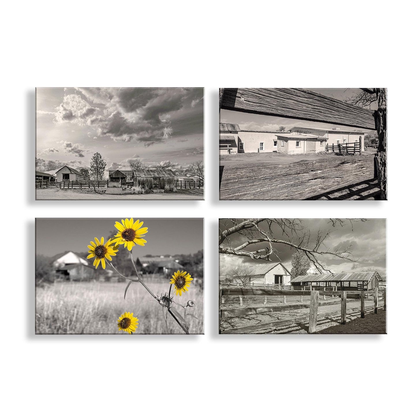 Empire Ranch Arizona Wall Art – Vintage Western Ranch Artwork Set