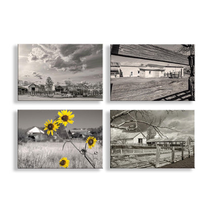 Empire Ranch Arizona Wall Art – Vintage Western Ranch Artwork Set