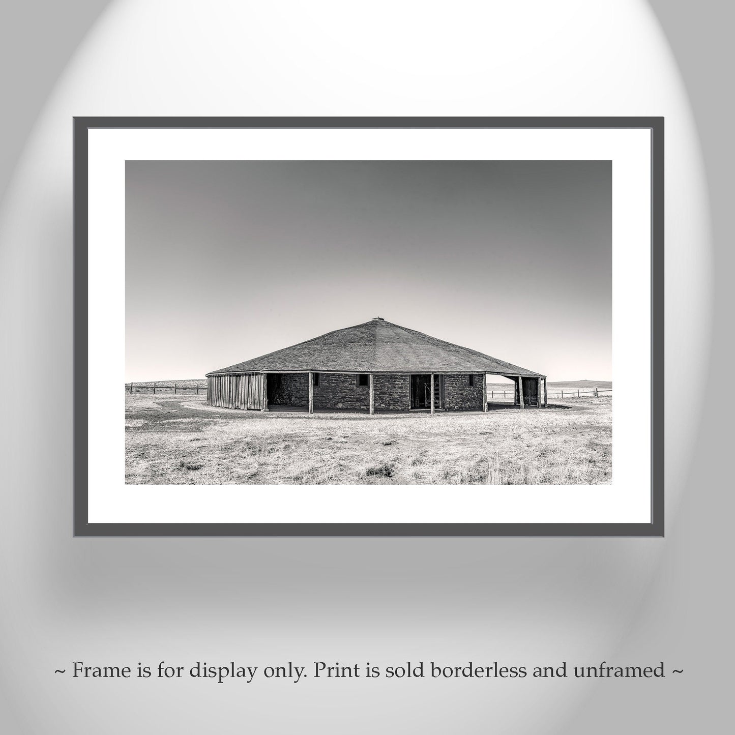 Round Barn Oregon Ranch Art Prints | Set of 4 | Pete French Burns OR