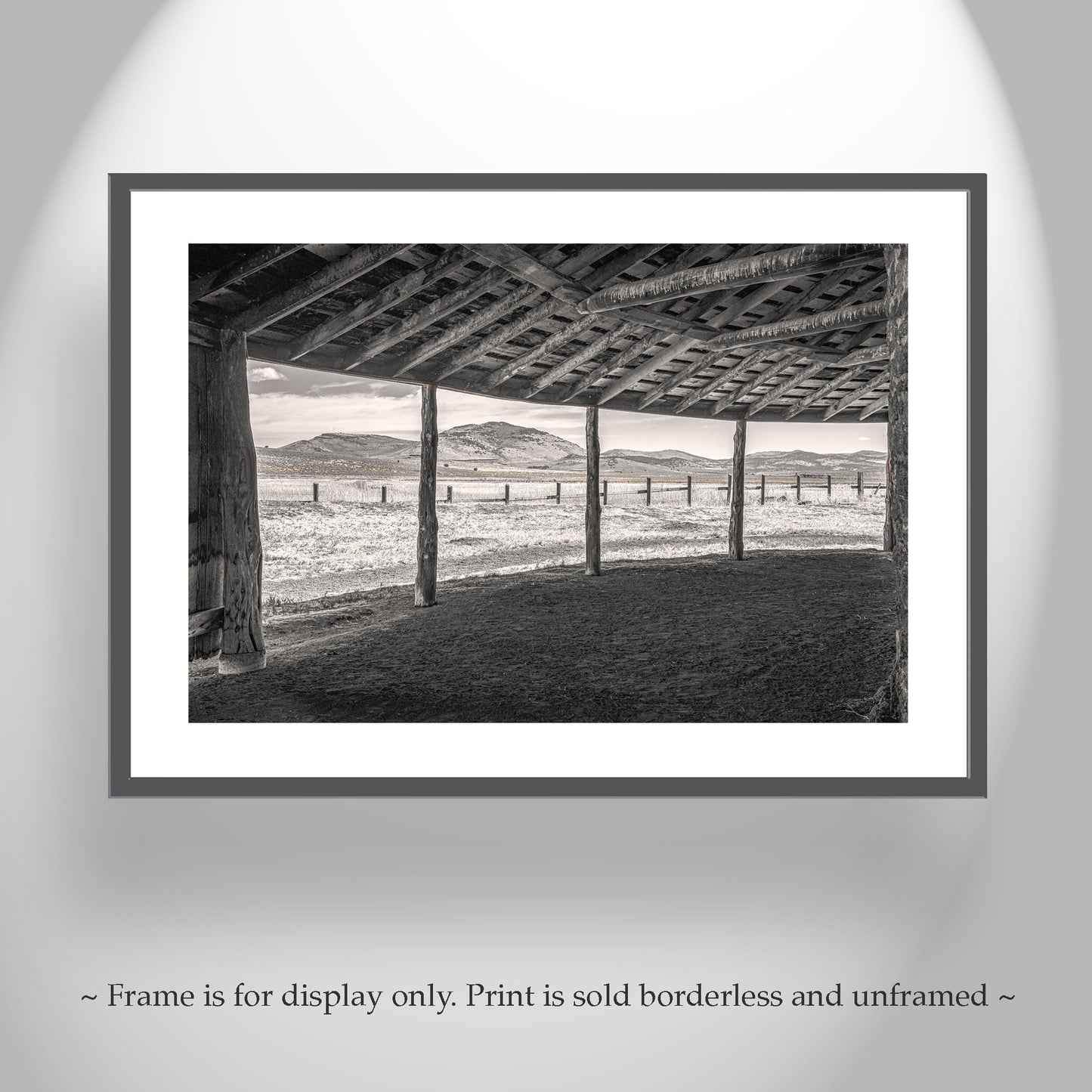 Round Barn Oregon Ranch Art Prints | Set of 4 | Pete French Burns OR