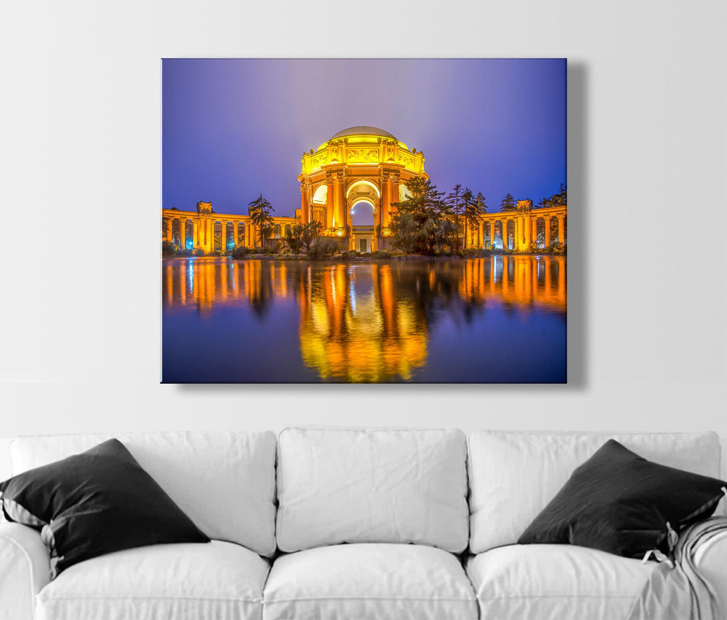 San Francisco Palace of Fine Arts Night Artwork | The Presidio National Park