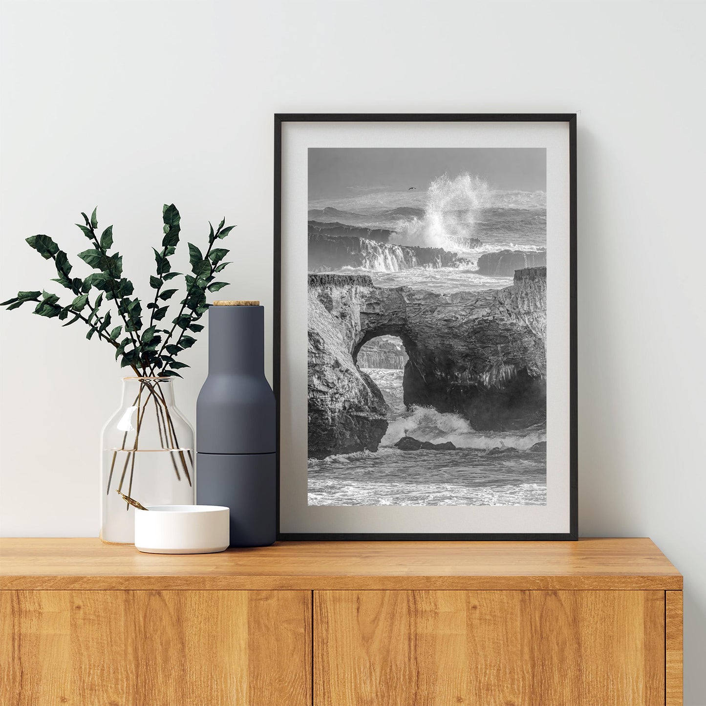 Mendocino Coast Painterly Seascape – Fine Art Print of Point Arena