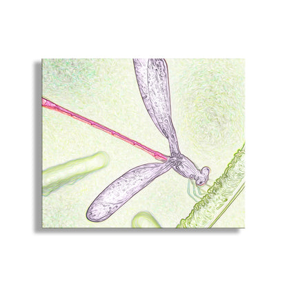 My unique nature art based upon my original photograph! This is a delicate and gorgeous damselfly, captured on camera on a warm afternoon in Madera Canyon of the Santa Ritas, southern Arizona, planet Earth. Original, signed art by Murray Bolesta.