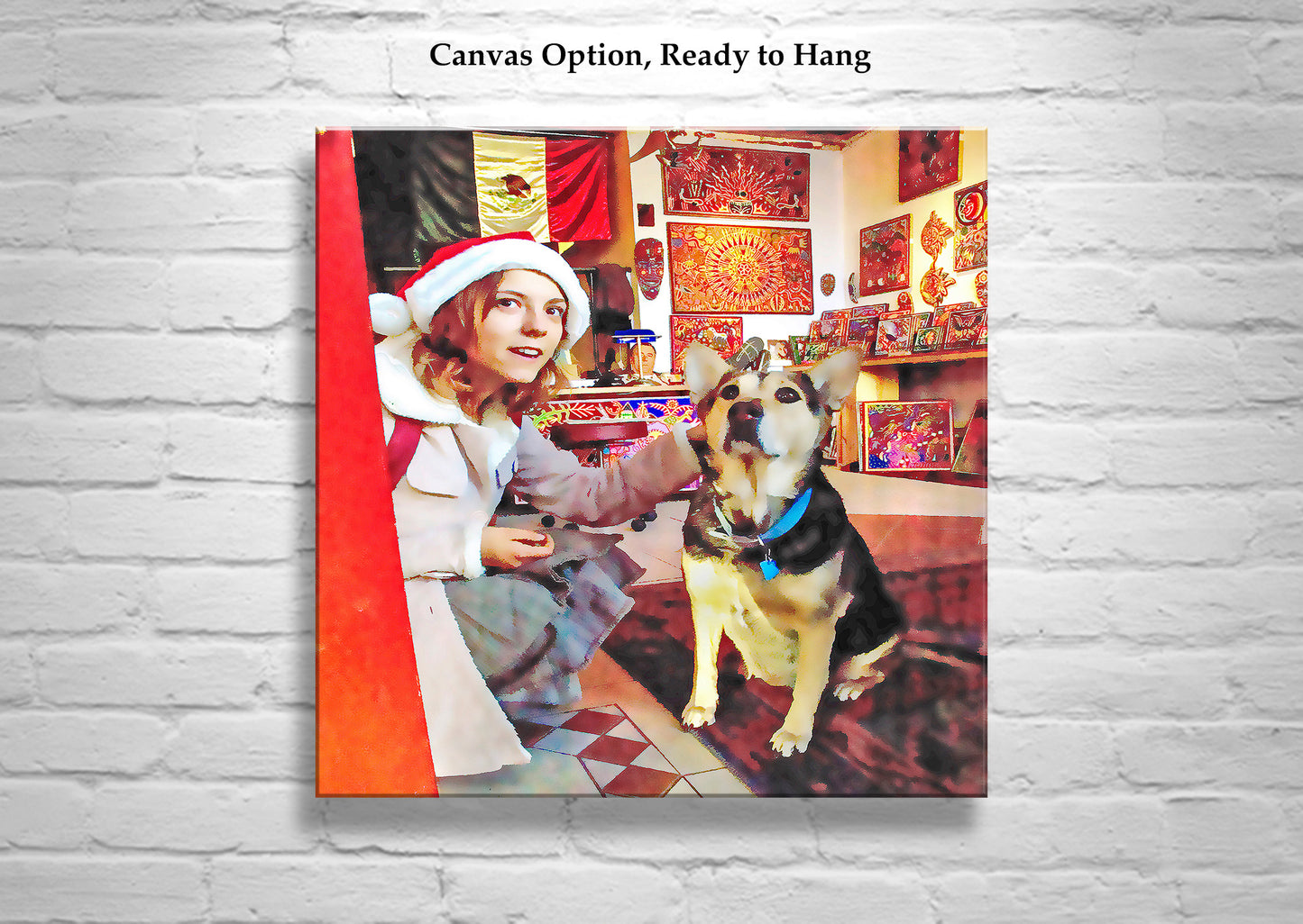 Candid People Portrait Photograph with a Girl and Her Dog at 4th Avenue Tucson Arizona