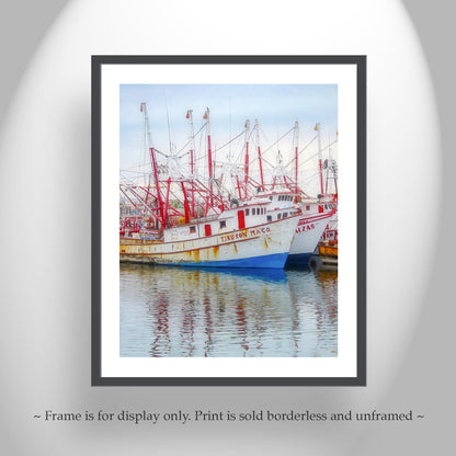 Puerto Peñasco Rocky Point Mexico Shrimp Boats Photo Print | Sea of Cortez