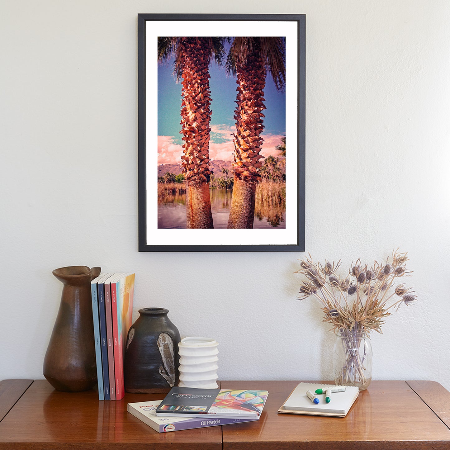 Agua Caliente Park Tucson Arizona Desert Oasis Art Print