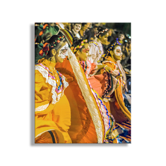 All Souls Folklorico Tucson Street Dancer Art Print | Mexican Day of the Dead